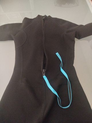 Neopreno surf mujer Olaian negro 1,5 mm