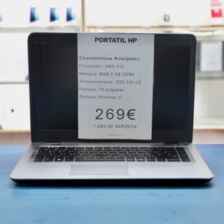 HP EliteBook Plata - DDR4, SSD, con Garántia 1 AÑO