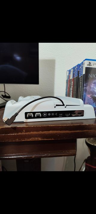 Ps5 Fat + Mando Scuf + Juegos + Soporte