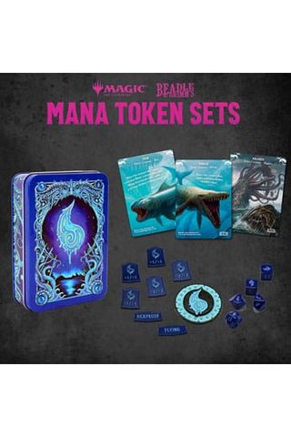Magic The Gathering Dados y Tokens Set Azul