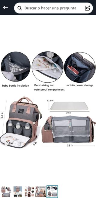 Mochila cambiador bebé LAND