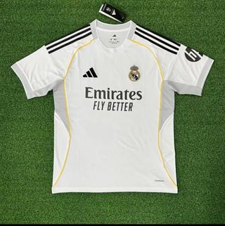 Camiseta Real Madrid Adidas Blanca Oficial.