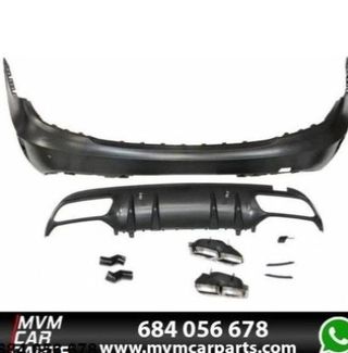 Paragolpes Trasero Mercedes W204 07-13 2-4P Look W