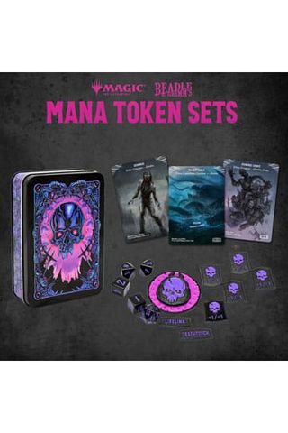 Magic the Gathering Dados y Tokens Negro