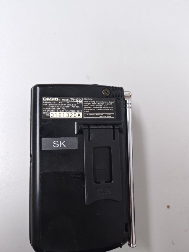 Televisor Casio TV-470 Vintage LCD