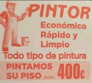 Pintor reparación de humedad goteras grietas etc.