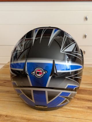 Casco Agv Kinetic Azul y Negro Talla L