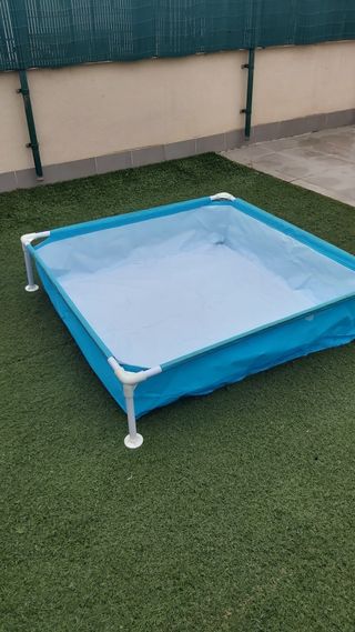 Piscina infantil desmontable azul