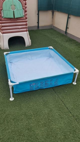 Piscina infantil desmontable azul