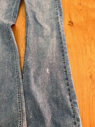 Pantalones campana vaqueros