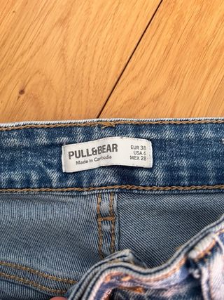 Pantalones campana vaqueros