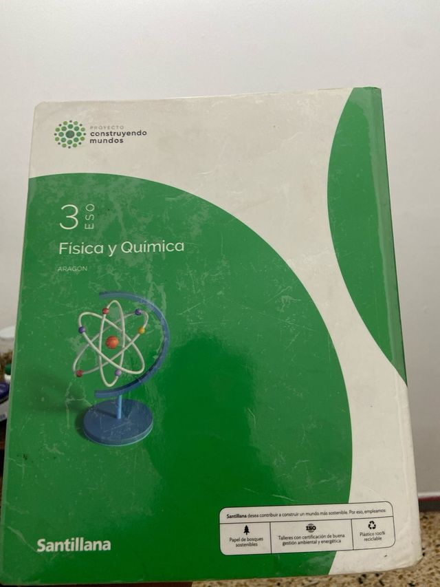 Libro Física y Química 3 ESO Aragón