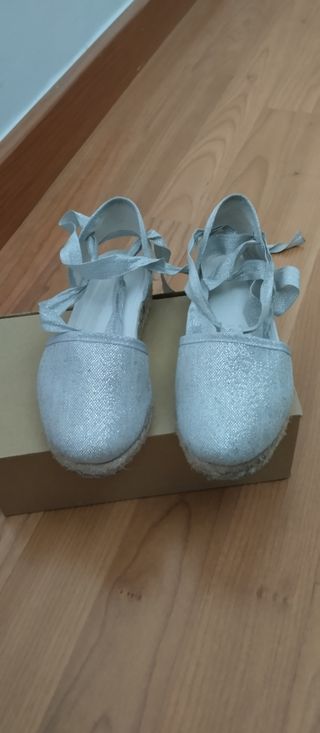 Calzado Fallera Plata