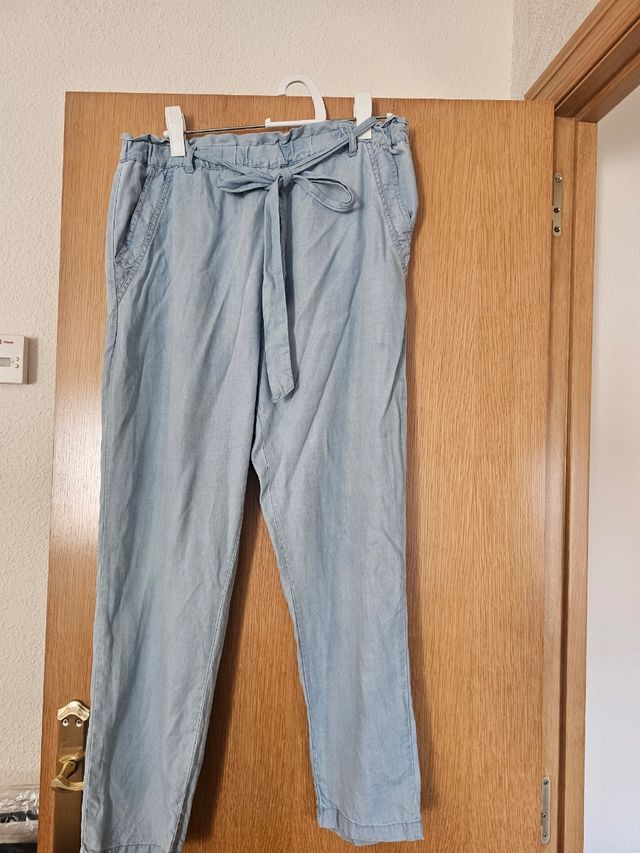 Pantalón señora Cortefiel azul