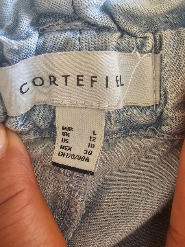 Pantalón señora Cortefiel azul