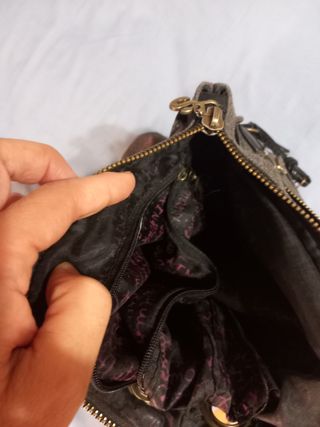 Bolso Desigual bandolera gris multicolor