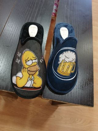 Zapatillas de casa con dibujos
