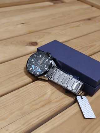 Reloj Curren Hombre Negro y Plateado