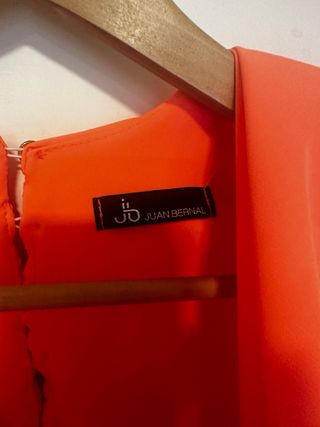 Vestido Juan Bernal Naranja