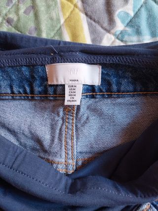 Pantalón corto premamá vaquero