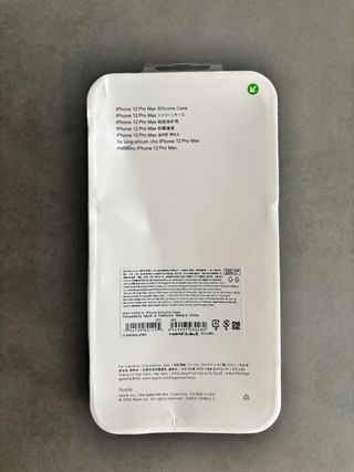 Funda Silicona Apple iPhone 12 Pro Max gris