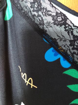 Vestido Aire Retro Negro Multicolor