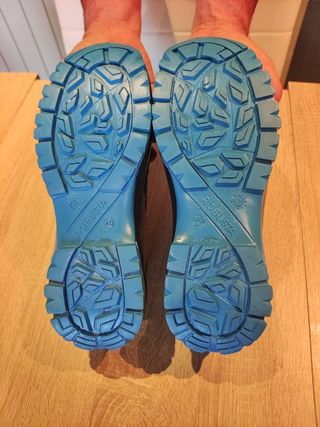 Zapatos de seguridad Robusta negros y azules
