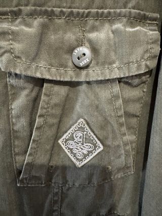 Chaqueta Militar Verde Oliva Bershka