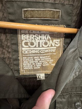 Chaqueta Militar Verde Oliva Bershka