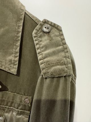 Chaqueta Militar Verde Oliva Bershka