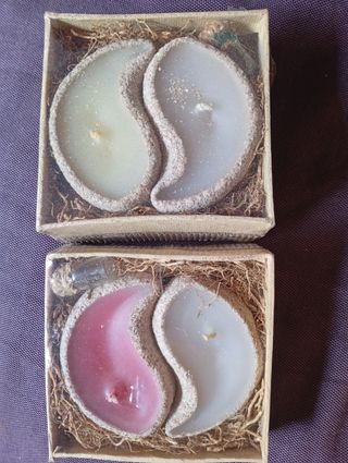 Velas Yin Yang Jazmín Piedra