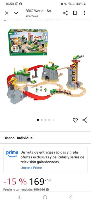 BRIO World Cargo Mountain Set