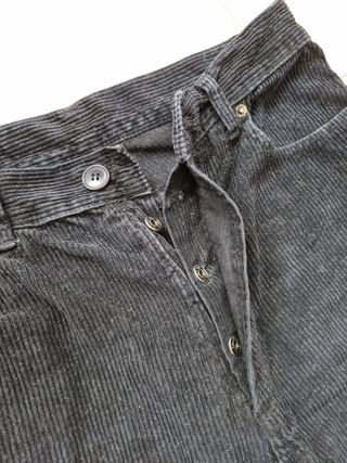Pantalón pana Zara negro