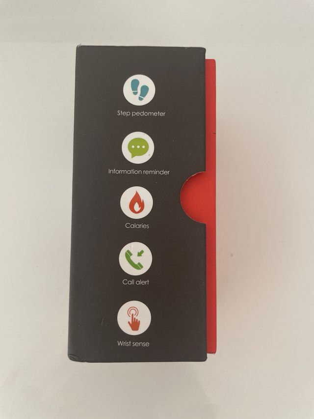 Reloj Inteligente Tipmant - Negro y Rojo