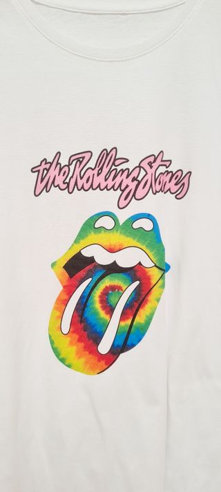 Camiseta Rolling Stones Tie Dye Talla S-M