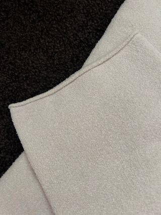 Jersey cuello semi-alto blanco