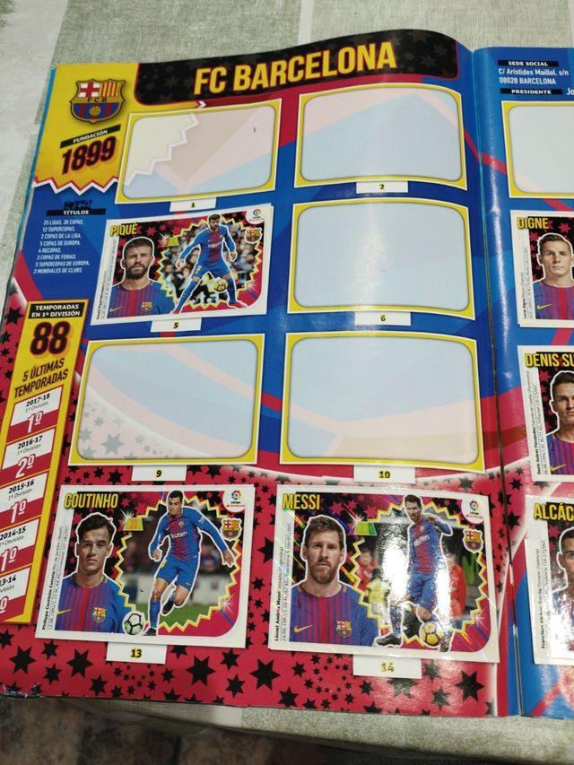 Álbum Liga Este 2018-2019 Colección Oficial Cromo