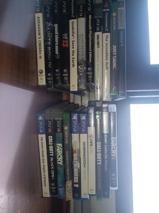 Videojuegos PS2, PS3, PS4, XBOX ONE