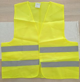 Chaleco reflectante amarillo
