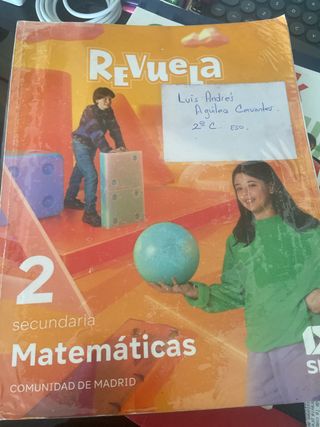Matemáticas. 2 Secundaria. Revuela. Comunidad d...