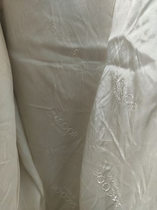 Chaqueta de pelo blanca