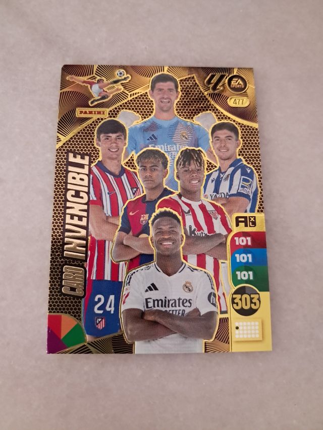 Cromo Invencible LaLiga Panini - Yamal, Vini