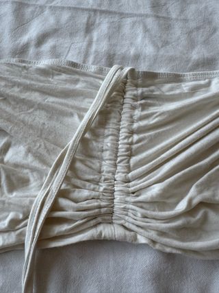 Top bianco maniche lunghe