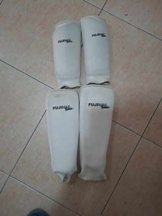 Espinilleras y coderas Taekwondo Fujimae