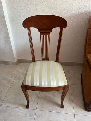 Sillas de comedor de madera