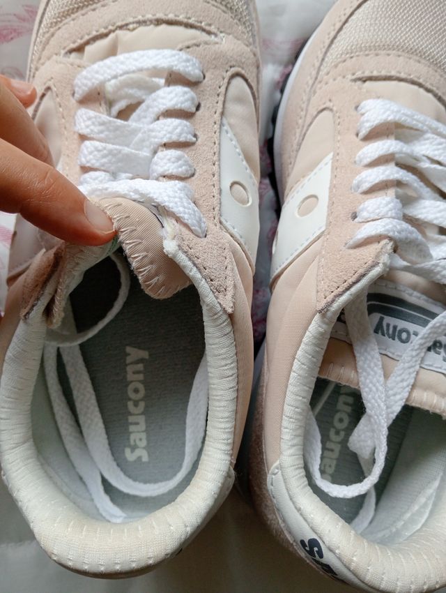 Zapatillas Saucony Mujer Talla 36 Beige Nuevas