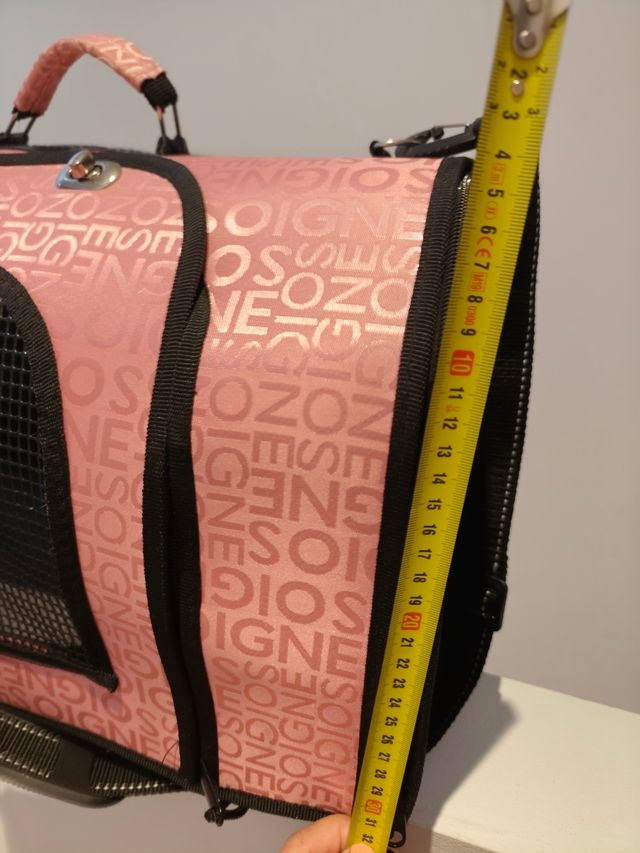 Transportín para Perro/Gato Viaje Rosa