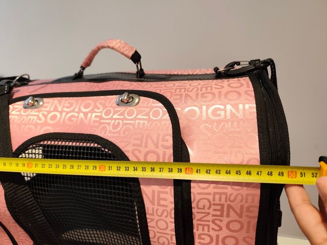 Transportín para Perro/Gato Viaje Rosa