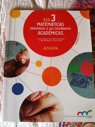 Pack 3 libros Matemáticas Académicas 3 ESO