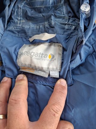 Chaqueta de lluvia Regatta azul
